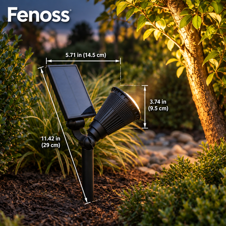 Fenoss Solar Spotlight dimensions