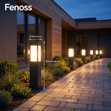 Fenoss Solar Bollard Light dimensions