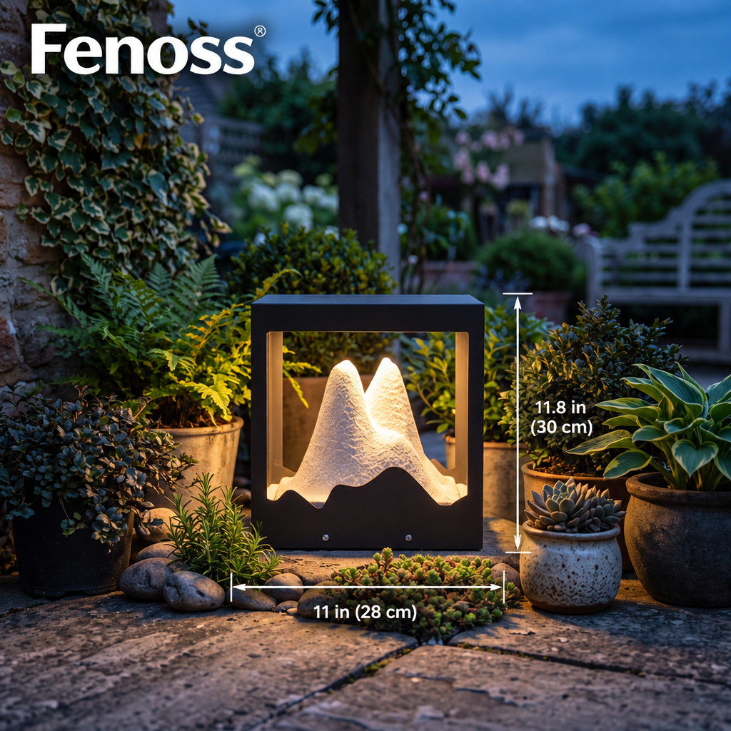 Fenoss Mountain Garden Light dimensions
