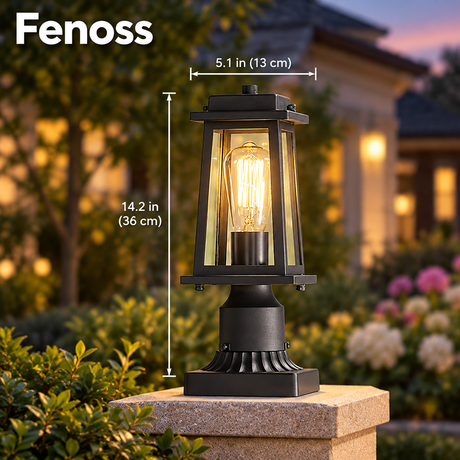 Fenoss Lantern Post Top dimensions