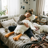 Fenoss® Plush Funny Goose Pillow