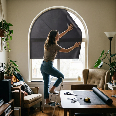 Fenoss® Portable Magnetic Blackout Window Shades