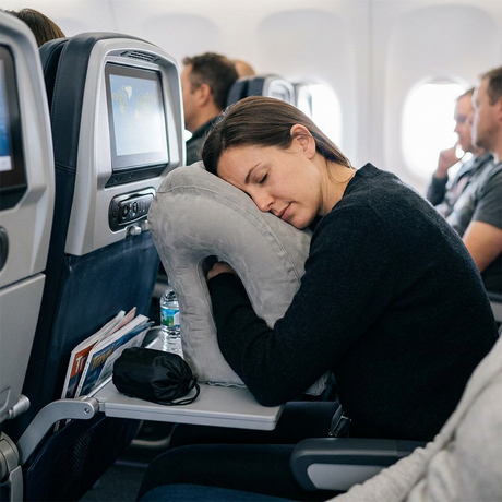 Fenoss® Inflatable Headrest Travel Pillow