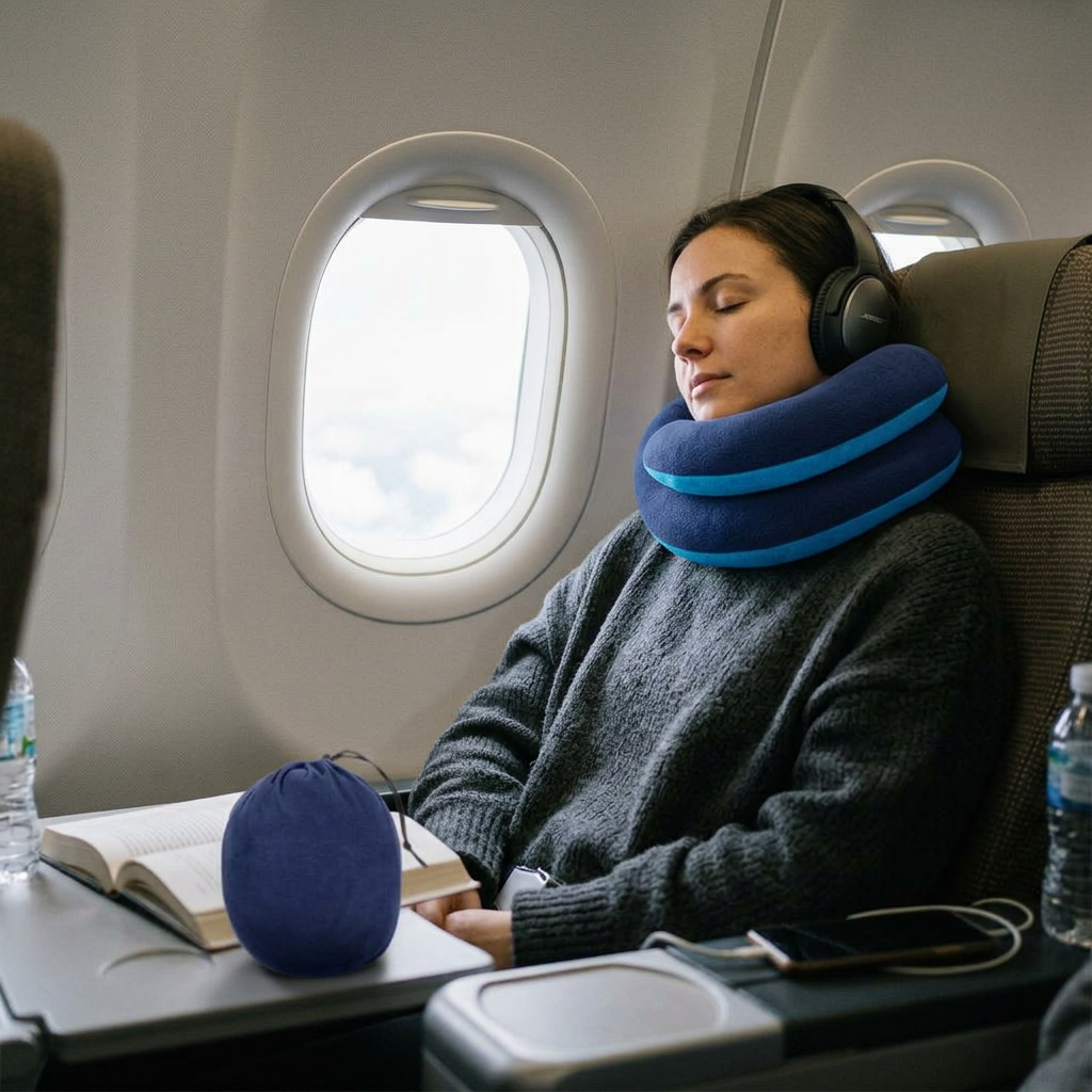 Fenoss® Travel Pillow – Double Support