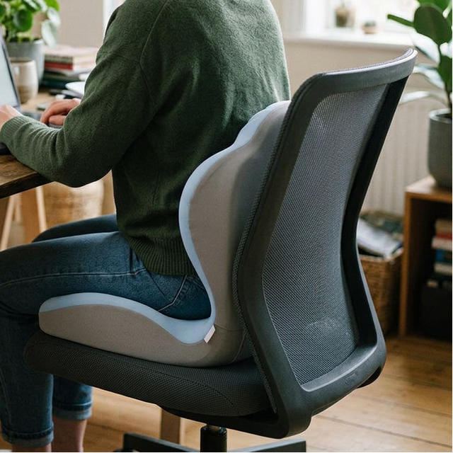 Fenoss® Contoured Memory Foam Sitting Pad Seat Cushion
