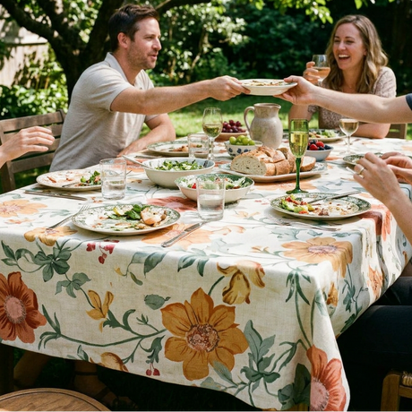 Fenoss® Floral Vintage Tablecloth