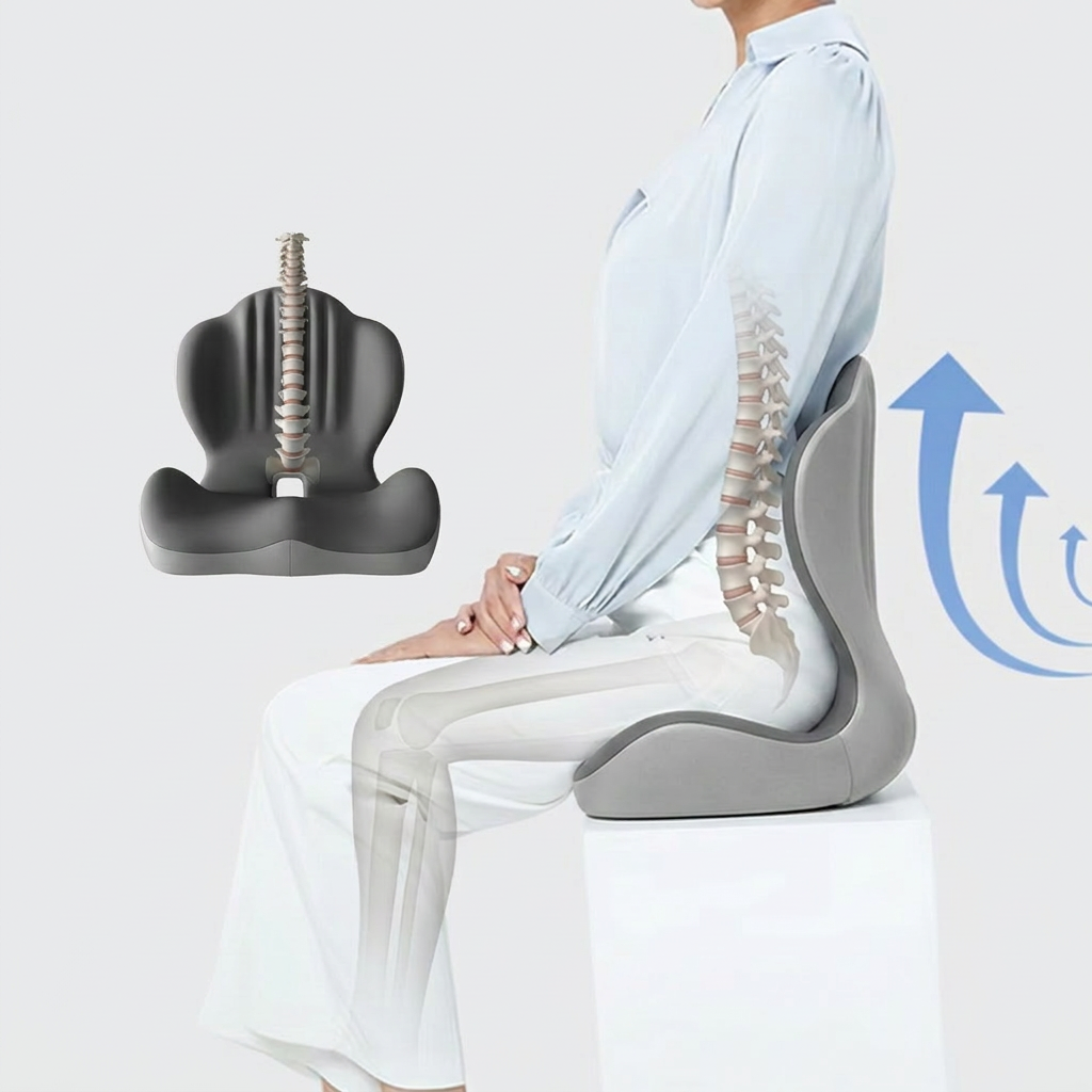 Fenoss® Contoured Memory Foam Sitting Pad Seat Cushion