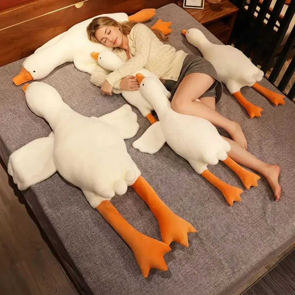 Fenoss® Plush Funny Goose Pillow