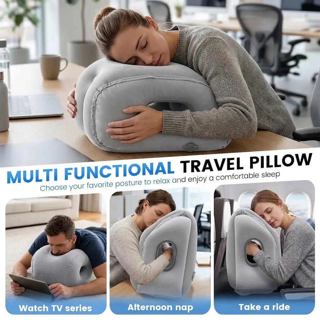 Fenoss® Inflatable Headrest Travel Pillow