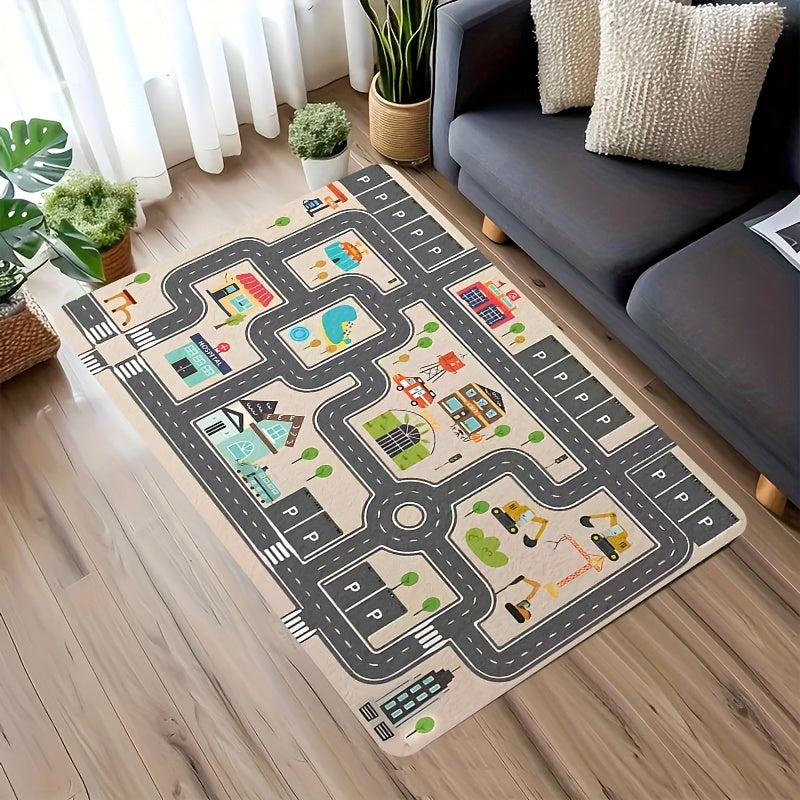 Fenoss® Play Mat Parking Lot Rug