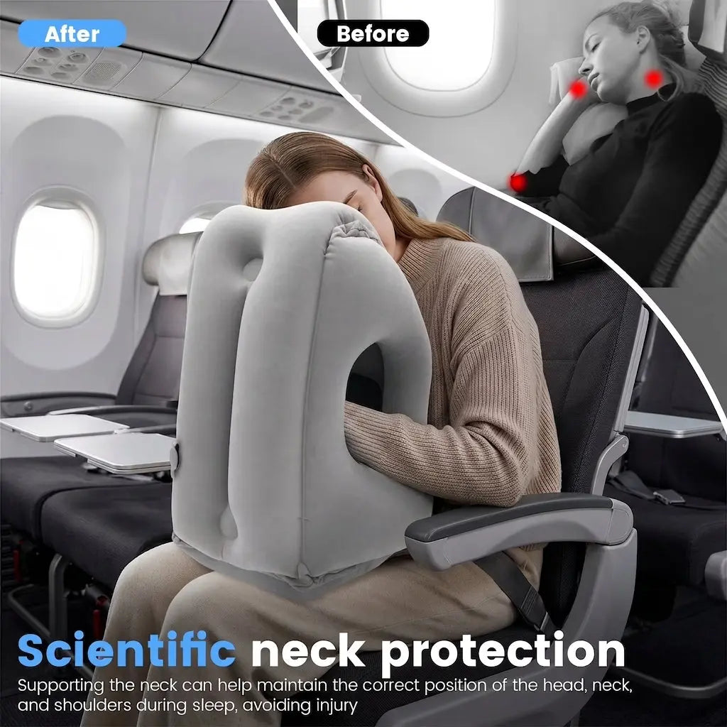 Fenoss® Inflatable Headrest Travel Pillow