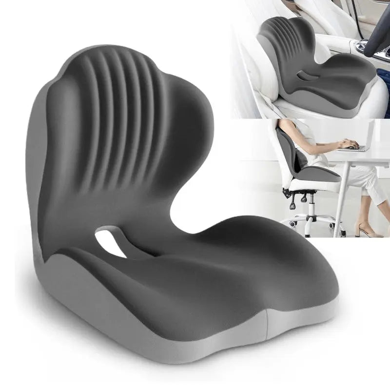 Fenoss® Memory Foam Back Support Seat Cushion