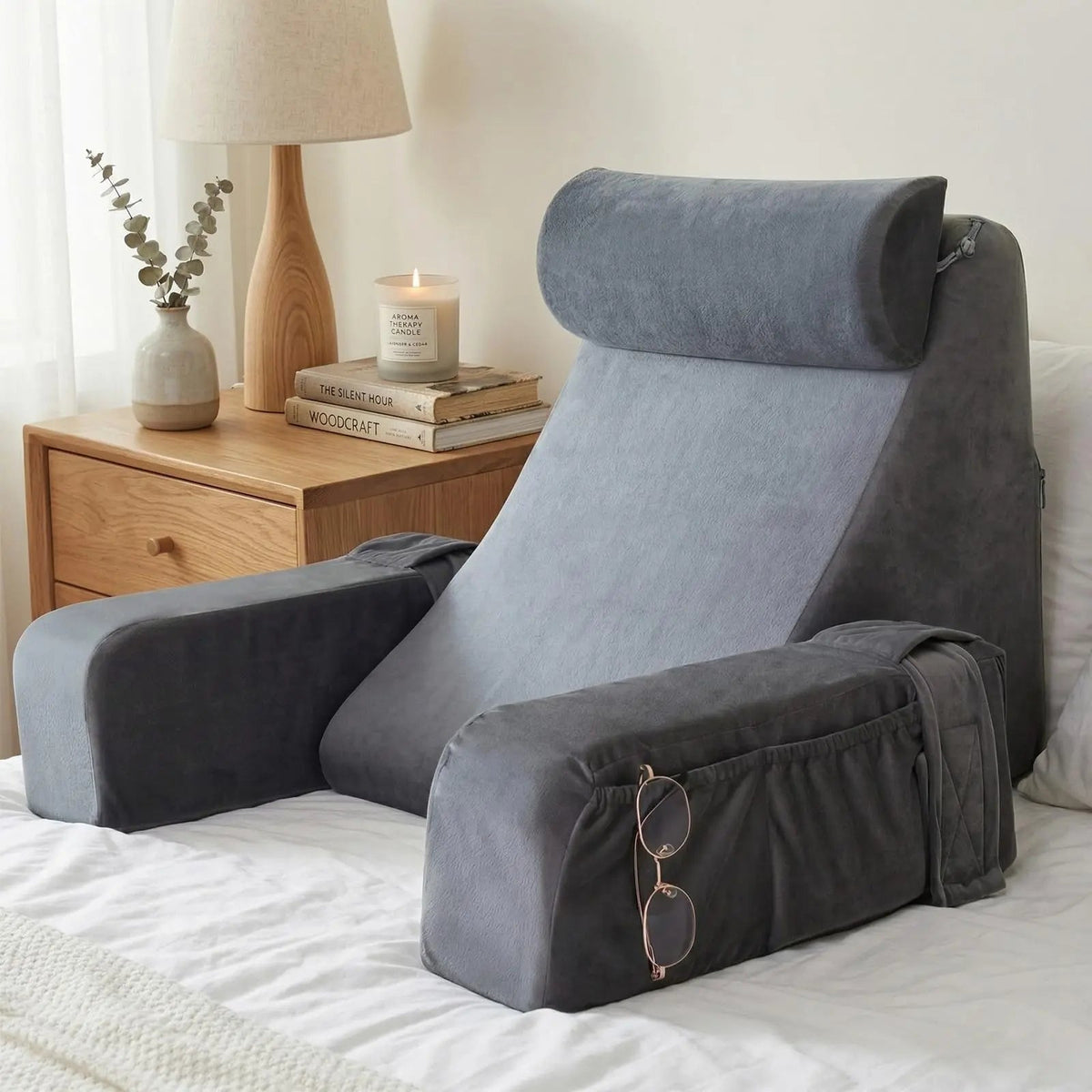 Fenoss® Reading Bedrest Pillow