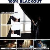 Fenoss® Portable Self Adhesive Blackout Curtains