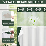Fenoss® No Hook Shower Curtain