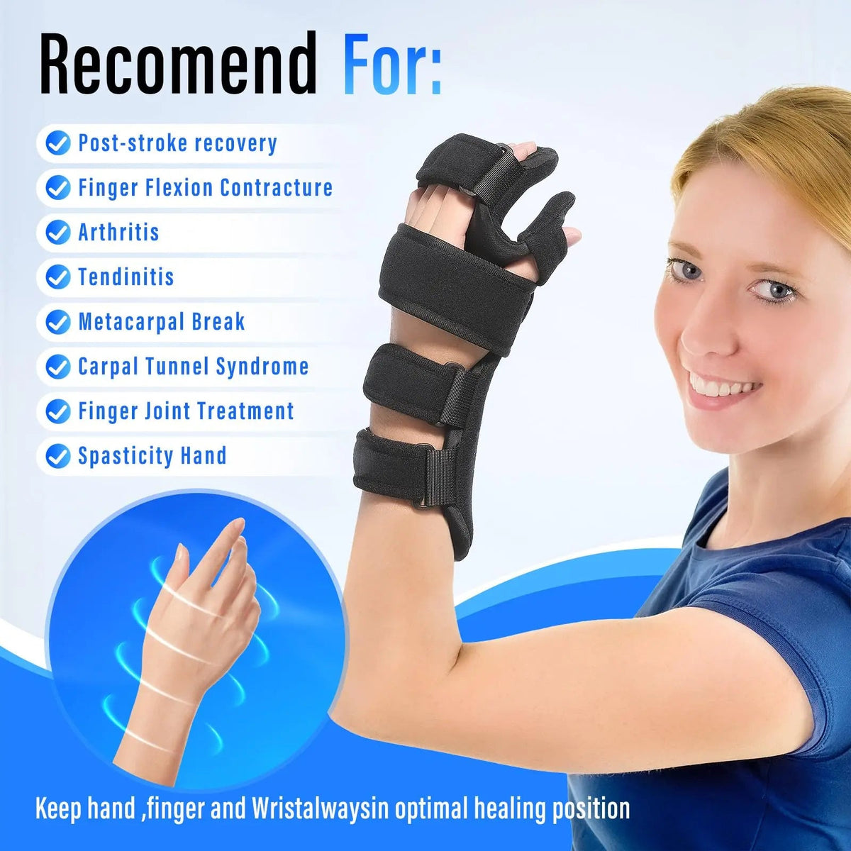Fenoss® Adjustable Support Hand Brace