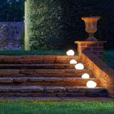 Modern Frosted Glass Solar Garden Light – Pebble Path Light