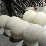 Organic White Cloud Pendant Light – Sphere Shade