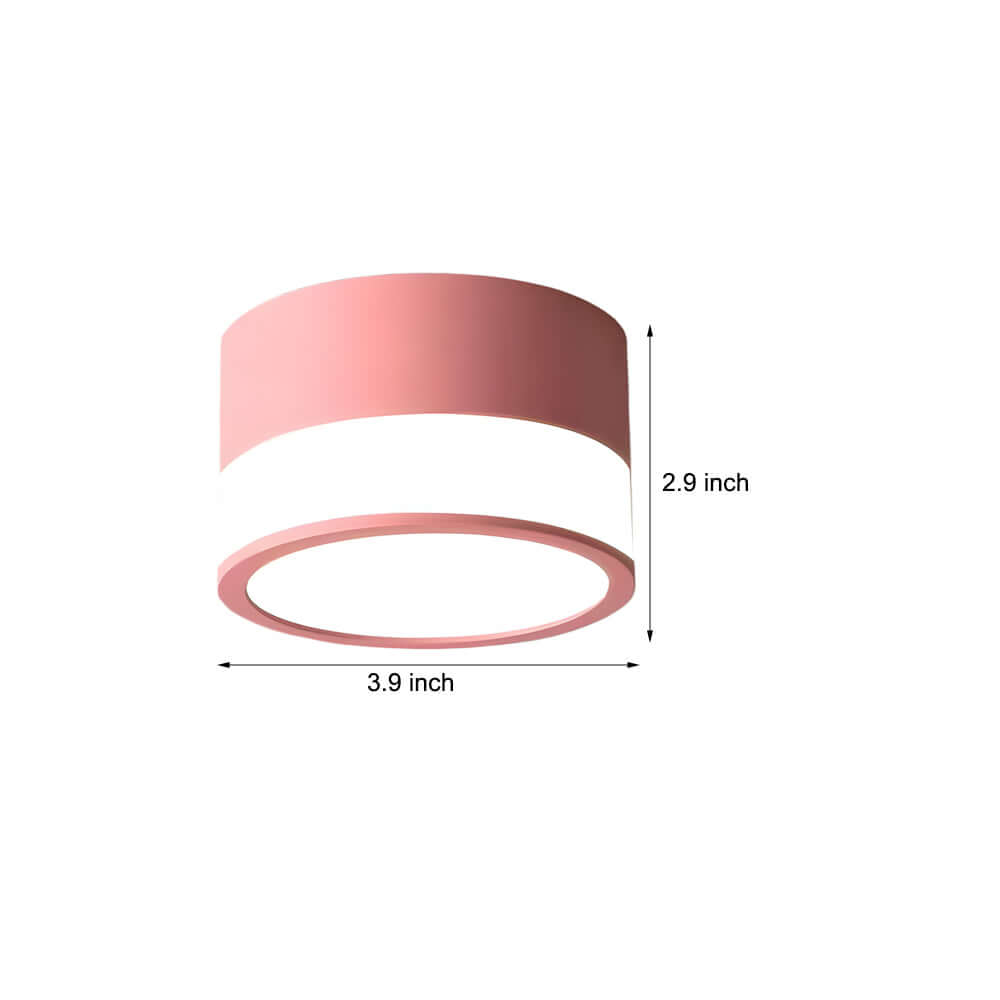 Modern Round Ceiling Light – Flush Mount Disc for Hallways