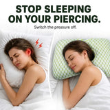 Fenoss® Donut Ear Piercing Relief Pillow for Side Sleepers