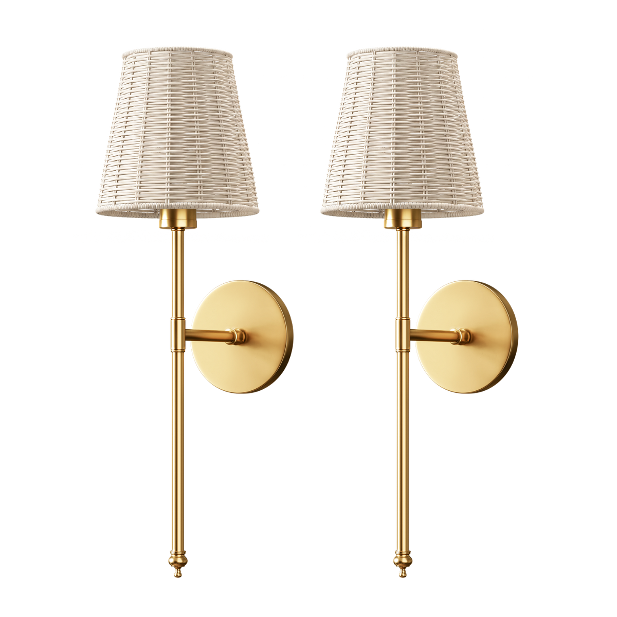 Wireless Wall Sconce – Adhesive Lamp for Bedroom (2 pack)
