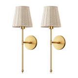 Wireless Wall Sconce – Adhesive Lamp for Bedroom (2 pack)