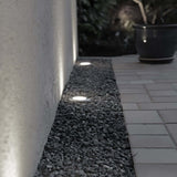 Modern Glass Well Light – In-Ground Solar LED for Pathways