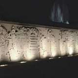 Modern Glass Well Light – In-Ground Solar LED for Pathways