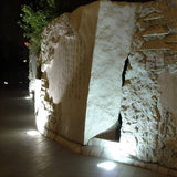 Modern Glass Well Light – In-Ground Solar LED for Pathways