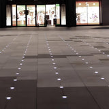 Modern Glass Well Light – In-Ground Solar LED for Pathways