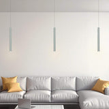 Slim Cylinder Pendant Light – Aluminium for Kitchens