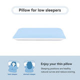 Fenoss® Thin Flat Design Hyper Slim Pillow