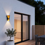 Modern Metal Wall Light – Small Up Down LED for Entryways
