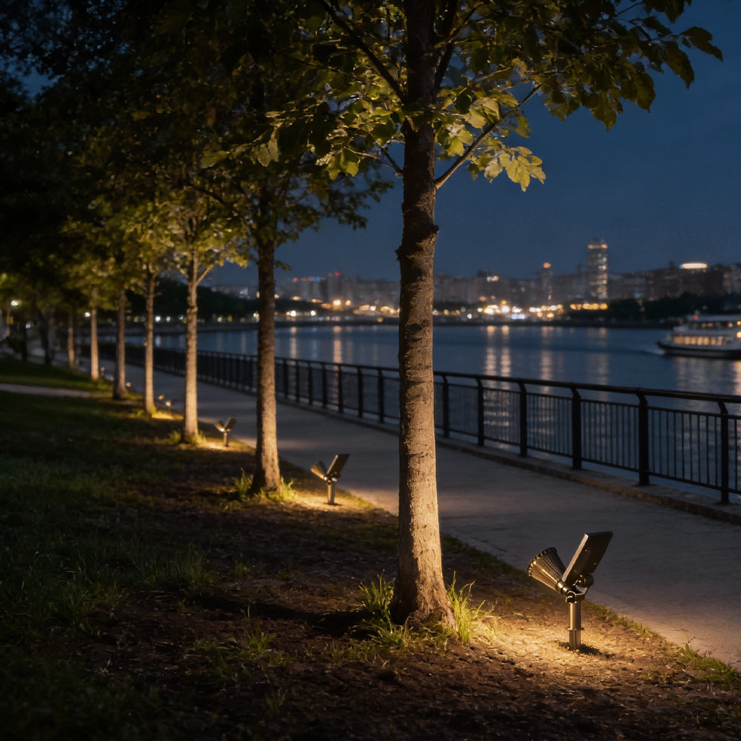 Modern ABS Solar Spotlight – Adjustable for Landscapes