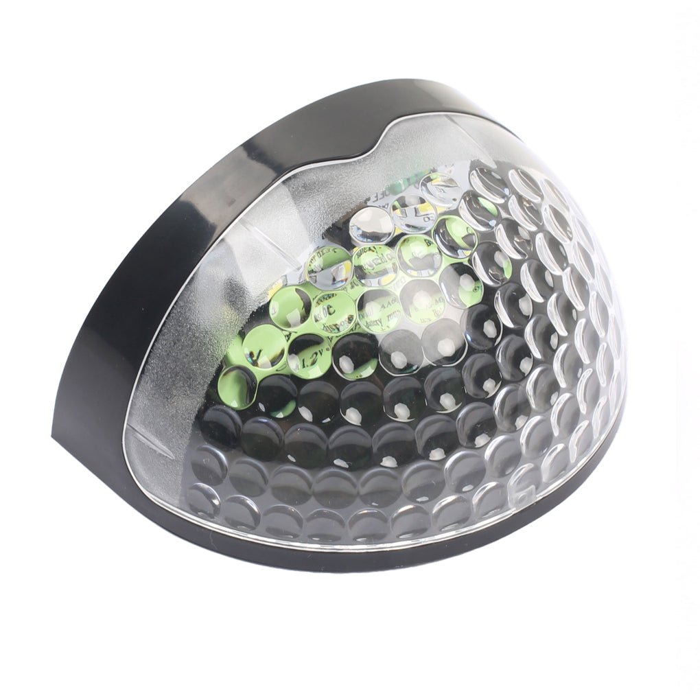 Modern Black Fence Light – Solar Downward LED for Decks (4 Pack)