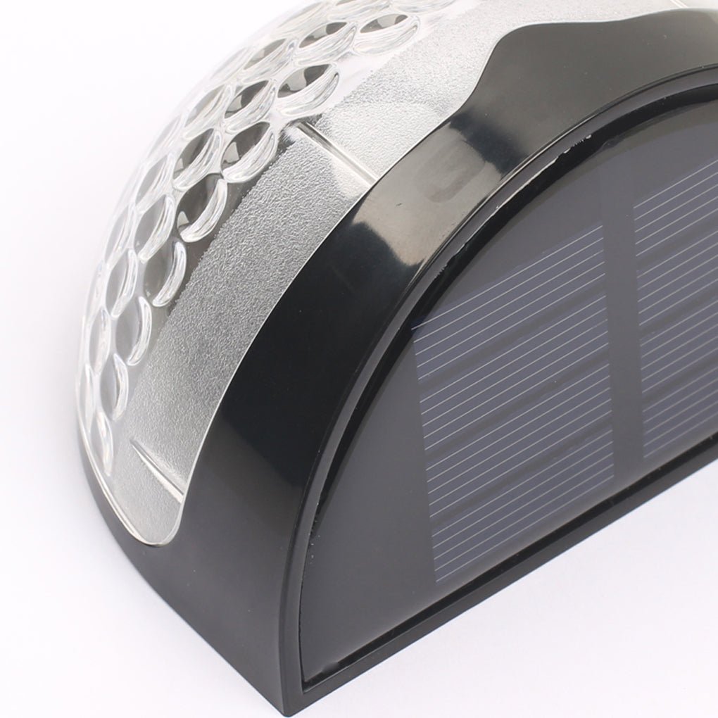 Modern Black Fence Light – Solar Downward LED for Decks (4 Pack)