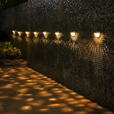 Modern Black Fence Light – Solar Downward LED for Decks (4 Pack)