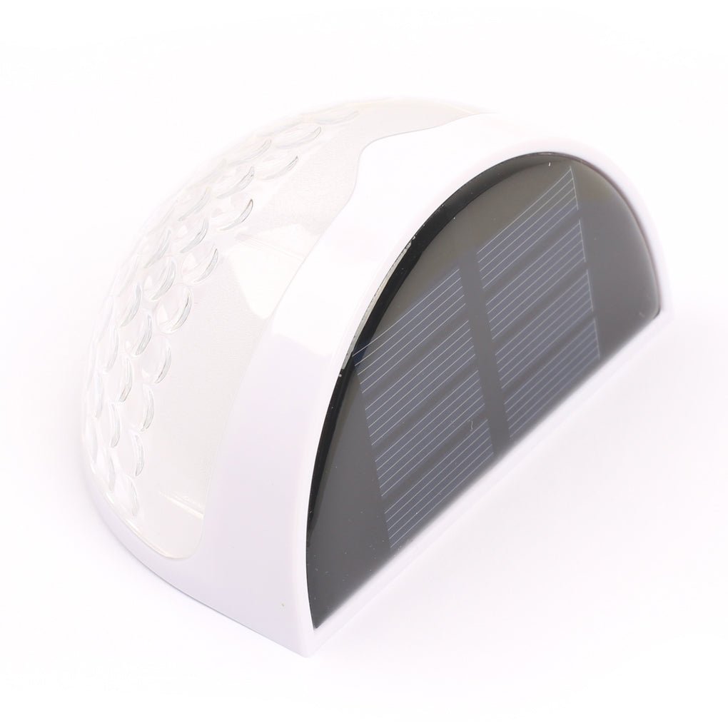 Modern Black Fence Light – Solar Downward LED for Decks (4 Pack)