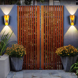 Modern Metal Wall Light – Small Up Down LED for Entryways