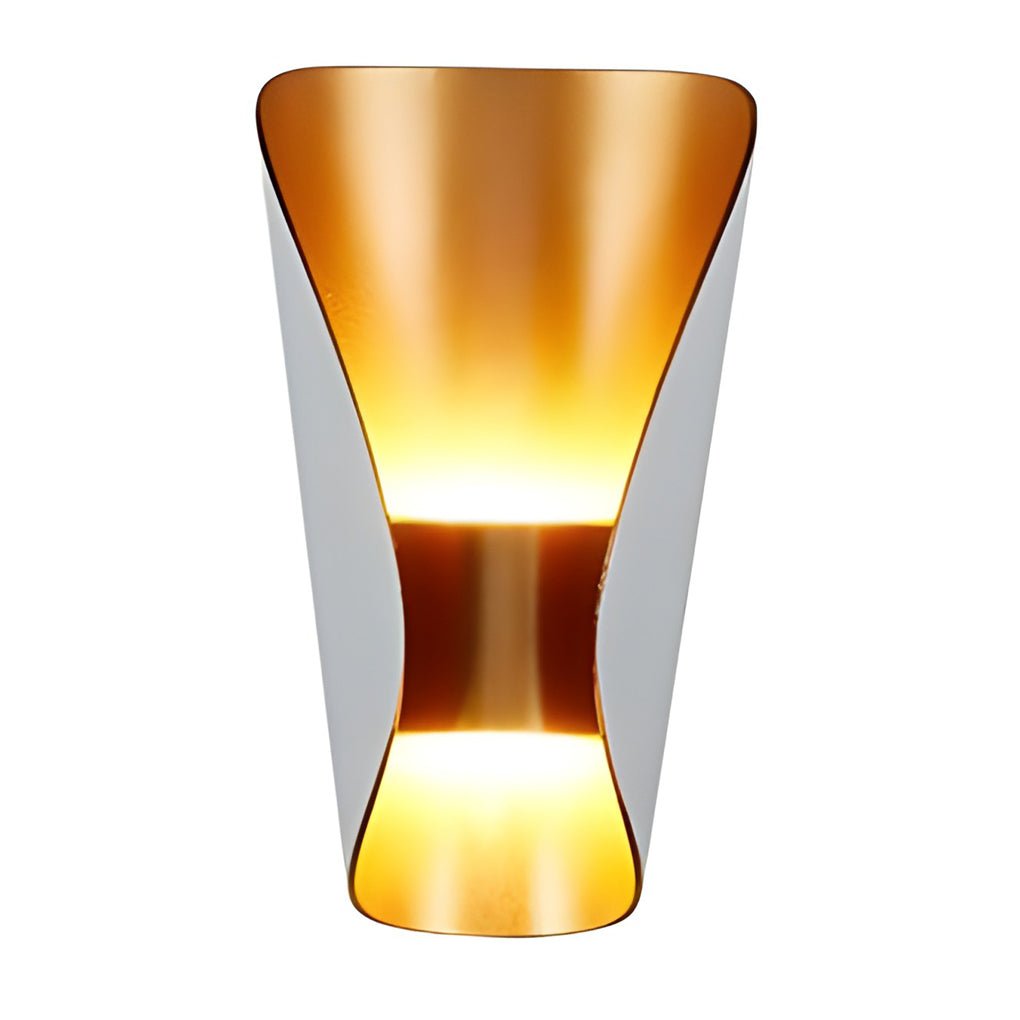 Modern Metal Wall Light – Small Up Down LED for Entryways