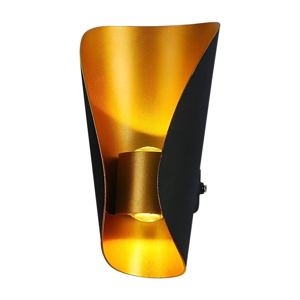 Modern Metal Wall Light – Small Up Down LED for Entryways