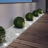 Modern Glass Well Light – In-Ground Solar LED for Pathways